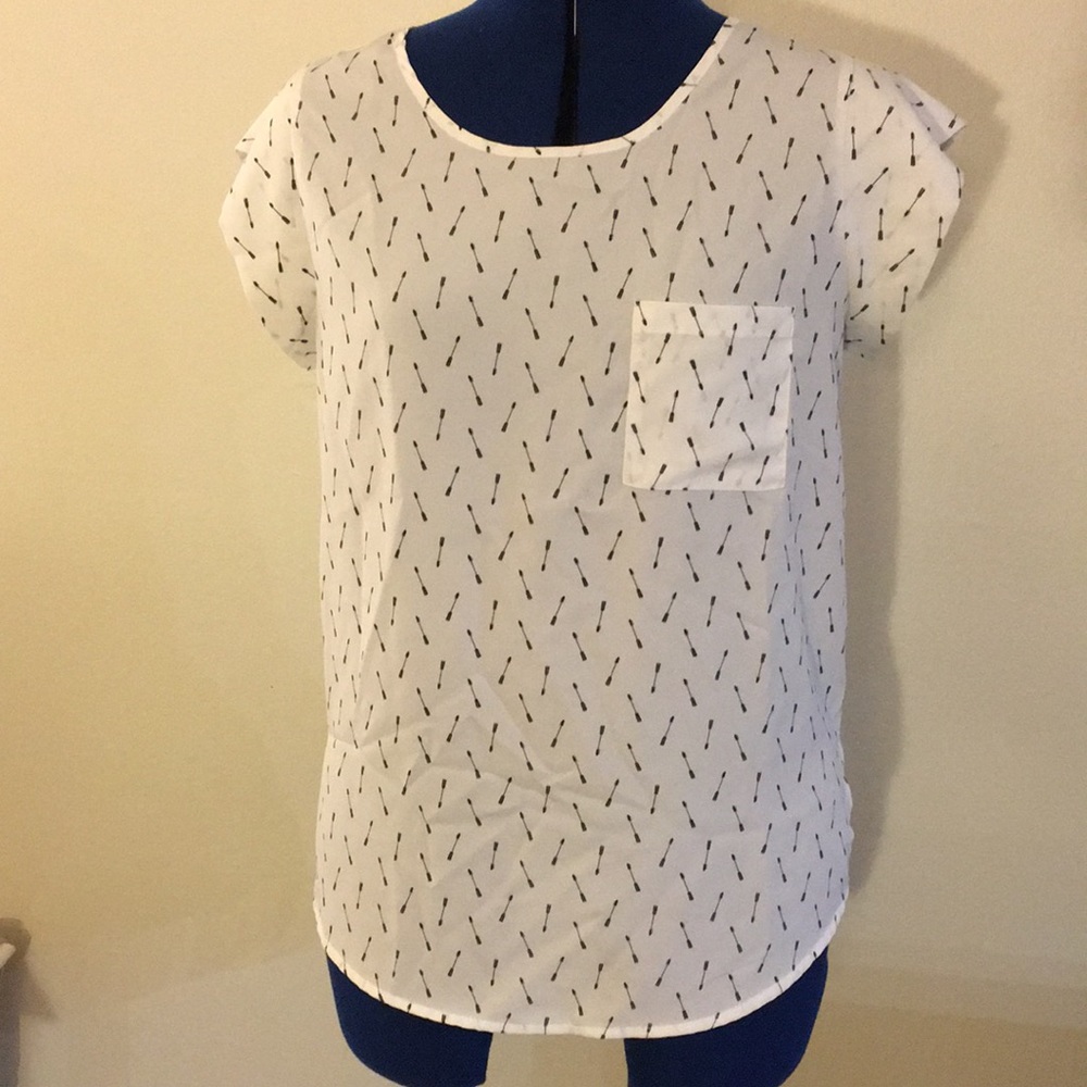 *SOLD* Sweet Rain Short Sleeve Blouse